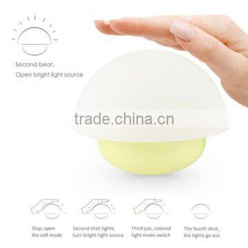 7 Color Touch Sensor Dimmable Lamp Yellow Tumbler Mushroom LED Kids Night Light photo-3
