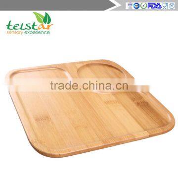 Manufacturer Direct Selling Foreign Trade Export of High Quality Bamboo Tea Snack Dish Square Green Bamboo Plates photo-4