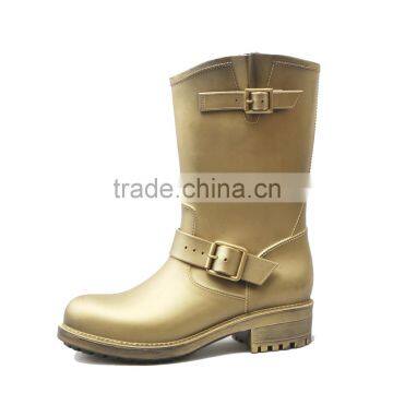 2016 rock style of women shoes pvc rain boots hotsale