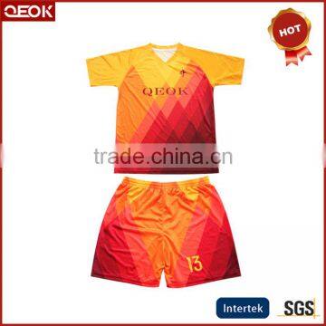 OEM design Sublimation Soccer league Kit, Plus size athletic sports wear