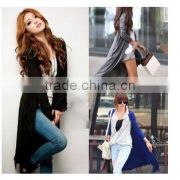 Women's Casual Crochet Knitwear Long Sleeve Cardigan Sweater Wraps Outwear Coat photo-3