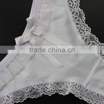 Stock High-grade Summer Style Daily Ice Silk Lift Hips Women Lace Sey Panties Comfortable Underwear Seamless Briefs Thong Linger photo-6