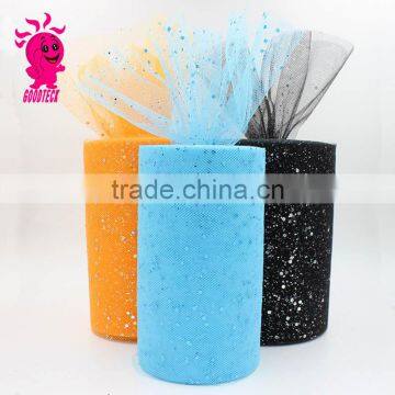 Glitter Tulle With Embroider Sequins Colorful Tulle photo-2