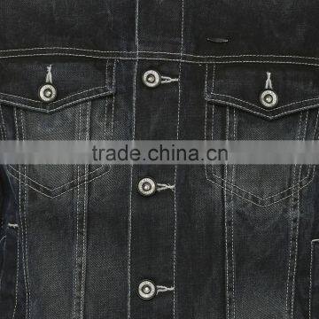 Factory Price Men Casual Denim Custom Jacket no Minimum photo-3