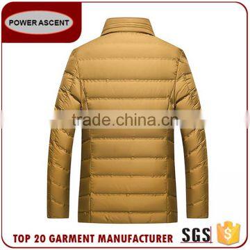 Factory Supplier Directly Soft Touch Stand Collar Leisure& Business Winter Men Padding Jacket photo-3