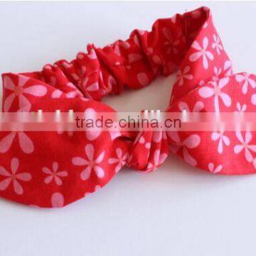 Korean Style Bubble Printing Bowknot Girl Heandband Boutique Kids Hairband photo-4