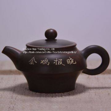 Chicken Handmade Teapot Special Shape Tea Pot Nixing Cermaic Tea Pot photo-2