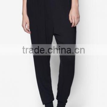 2017 Wholesale High Quality Custom Solid Plain Gym Spotrs Women Pants OEM Service