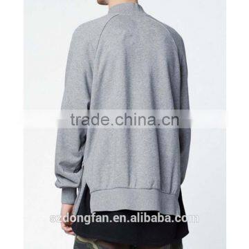 Grey No Hood Sweatshirt Men Fashion Tracksuit Wholesale Sweatshirt Oversize Sweatshirt Plain photo-2