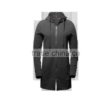 Oem Plain Mens Tall Hoodies With Side Zip,tall Hoodies Wholesale, Long Hoodie photo-2