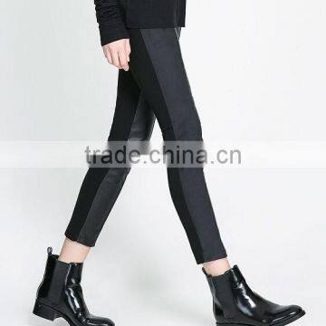 EY0091L New Women Fashion PU Leather Legging Stretch Skinny Women With Tight Leggings photo-2