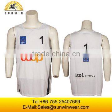 Wholesale basketball jersey clubs basketball uniforms basketball jerseys white and yellow color