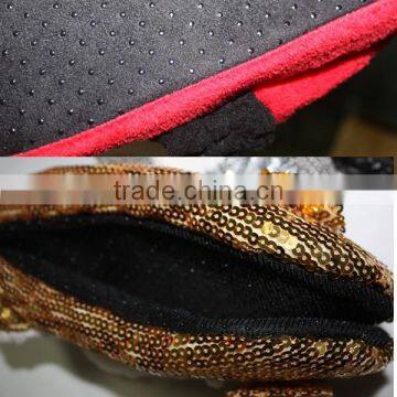 Fancy Lady Slipper Winter Plain Design Solid Paillette Bedroom Warm Slippers photo-4