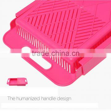 Cutting Kitchen Board With Chopping Block Draining Board Dishes To Wash Cut With The Drain Basket Creative 2 in 1 Drawer KC1110 photo-4