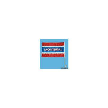 Montreal Car Flag/Canadian car window flag