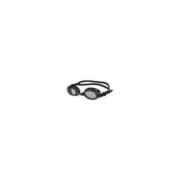 Black Silicone Swimming Goggles , Swimming Pool Goggles , Racing Swim Goggles