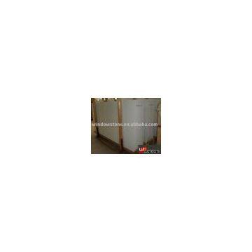 Artificial pure white marble slab, (crystal white marble slab)