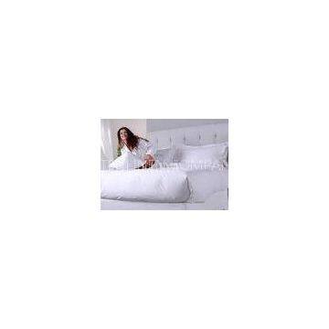 White Embroidery Luxury Hotel Bed Linen Europe Style with Bed Sheets , Duvet Covers , Pillowcase