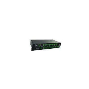 Intelligent 1:32 Rack Type Fiber Optic PLC Splitter 1U Black AL High Channel Counts