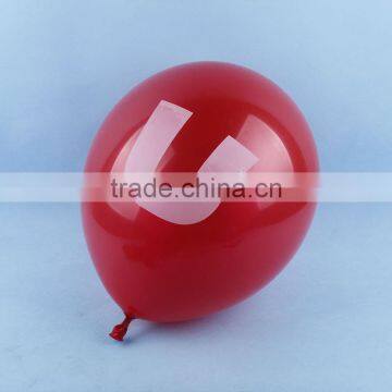 Number U Letter Latex Round Balloon, Printed Birthday Balloon I love You