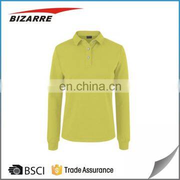 NR 100% Polyester Polo Shirt Long Sleeve of China photo-5