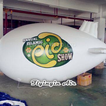 White Helium Balloons Inflatable Blimp Advertising Air Zodiack for Outdoor Event