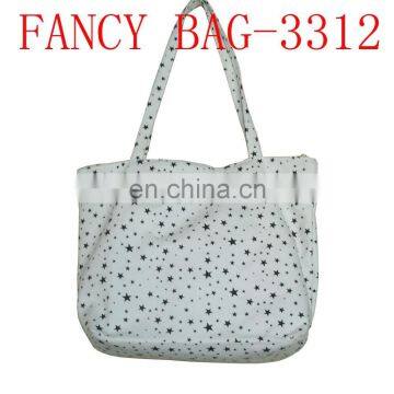 Custom Women Stars Printed Tote bag for shopping wholesale