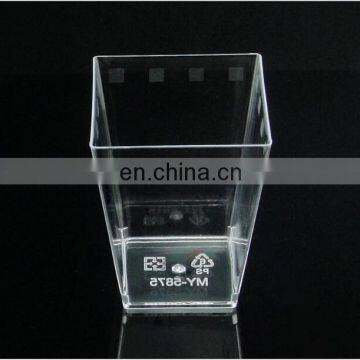 150ml lamy pudding cup with Lid plastic mousse disposable cup for dessert clear disposable cups with lids