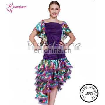 AB008 Classical Modern Dance Wear Girl Dance Costume Children Latin Dance Practice Wear