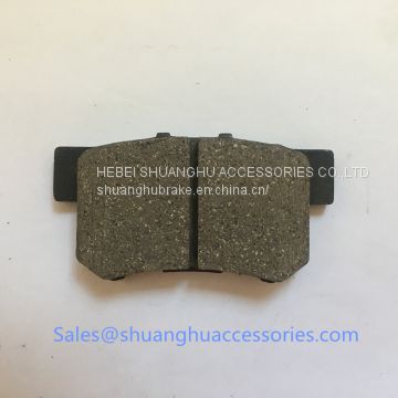 D1086 Brake pads for Honda auto car.Semi metallic material