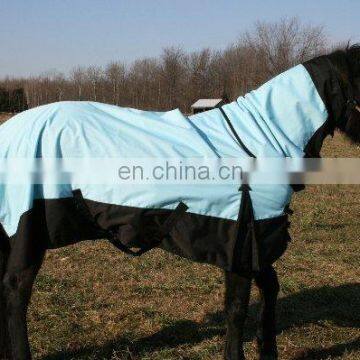 WARMTH-KEEPING BABY BLUE-COLOURED WINTER HORSE RUGS