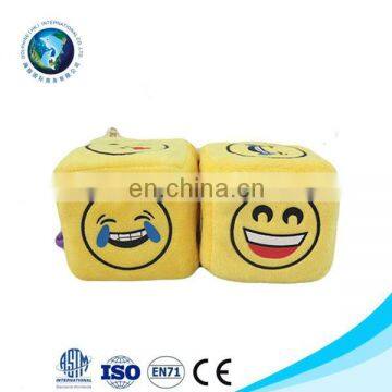 Wholesale Smiley Face Stuffed Toy Kid Fashion Design Emoji Keychain Toy Factory