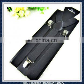 2014 2015 Yiwu fashion suspenders plain color braces suspenders