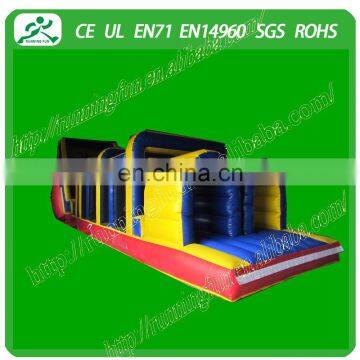 2015 outdoor inflatable obstacle course for kids or adult(Running Fun)