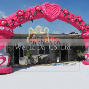 HOT Popular Fuuny Love Inflatable Arch Large Pipe Tent