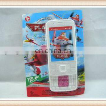 Hot sell planes story design plastic music phone toy