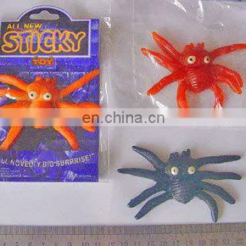 hot toys squishy toy sticky spider toy