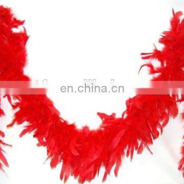 wholesale cheap scarf red feather boas FW-0056