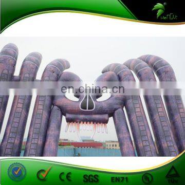 Customize Halloween Inflatable Entrance Arch / Holiday Decoration Inflatable Skull Arch Gate