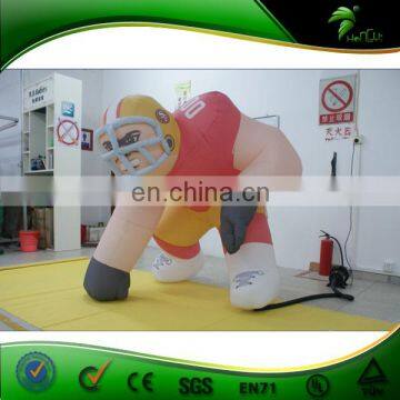 Custom Goalkeeper Inflatable Figure Football Player For Display/ Advertising Mascot Model Figure Balloon for Sale