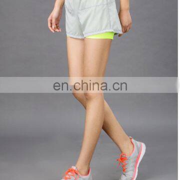 running pants double linging layers women wholesale gym shorts