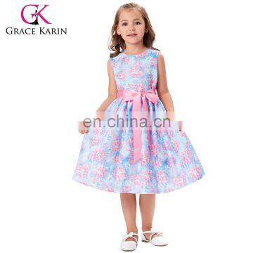 Grace Karin Children Kids Sleeveless Round Neck Birthday Party Dress 2 Year Old Grl Dress CL008997-2