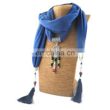 High Quality Fashion Women hot sell pendant scarf