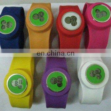 Fashion and waterproof colorful silicone watches