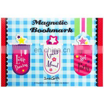 Customized Special Fancy Gift Folding Magnetic Clip Custom Bookmark photo-5