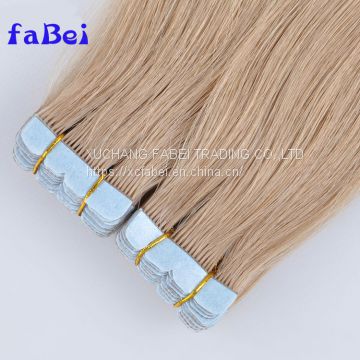 100% peruvian human hair extension adhesive tape Peruvian hair ombre