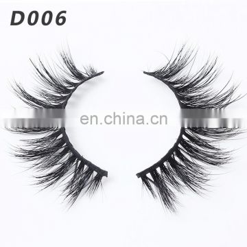 D006 100 human hair eyelashes eyelash factory