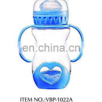 250ml wide neck pp baby bottle witn straw