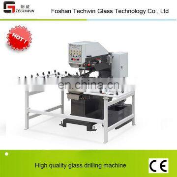 Techwin fully Automatic Control Flat Glass Hole Portable Glass Drilling Machine