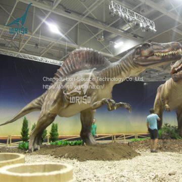 LORISO2013 Alive robot animatronic dinosaur spinosaurus for indoor exhibition